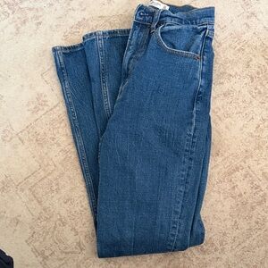 Abercrombie and fitch 90s slim straight ultra high rise jean